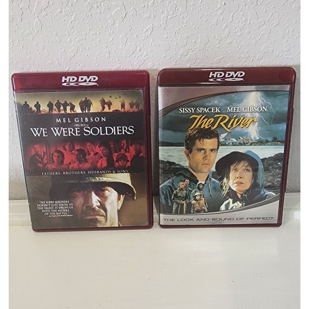 Lot of 2 Mel Gibson HD DVD Movie The River We Were Soldiers